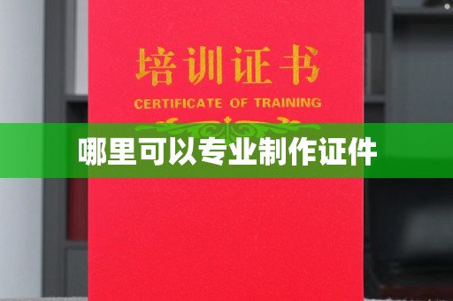 黄埔哪里可以专业制作证件