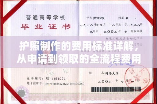 黄埔护照制作的费用标准详解，从申请到领取的全流程费用指南