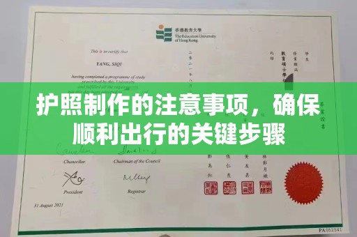 黄埔护照制作的注意事项，确保顺利出行的关键步骤